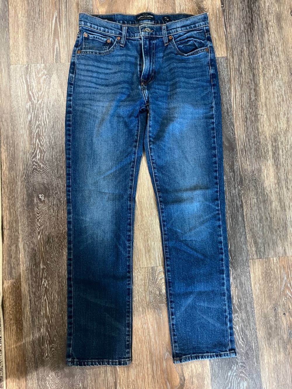 Lucky Brand Men's 223 Straight Blue Jeans 30w x 32